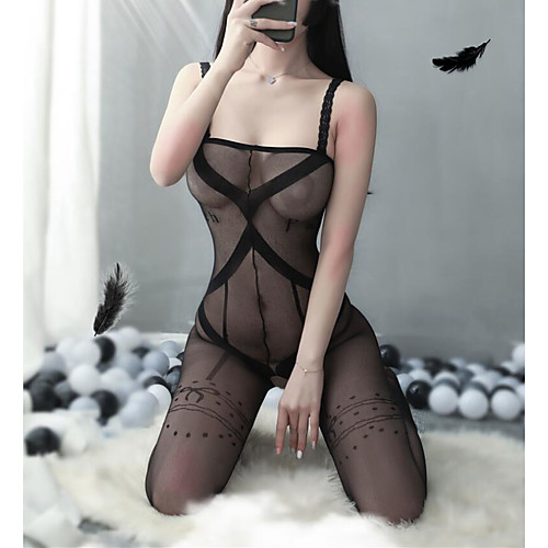 Women's Mesh Super Sexy Bodysuits Nightwear Floral Solid Colored Black One-Size / Strap / Strap
Women's Mesh Super Sexy Bodysuits Nightwear Floral Solid Colored Black One-Size / Strap / Strap