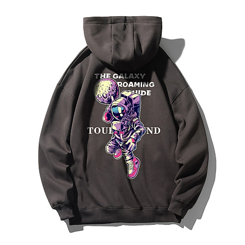 Men's Pullover Hoodie Sweatshirt Graphic Text Astronaut Hooded Daily Other Prints Basic Hoodies Sweatshirts Long Sleeve Blue Gray Green / Letter
Men's Pullover Hoodie Sweatshirt Graphic Text Astronaut Hooded Daily Other Prints Basic Hoodies Sweatshirts Long Sleeve Blue Gray Green / Letter