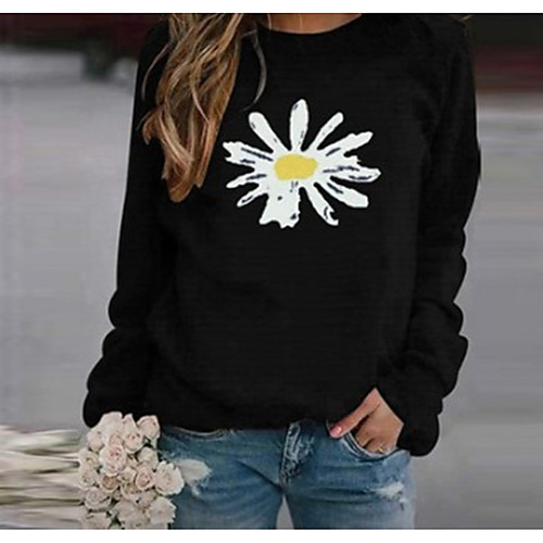 Women's Pullover Sweatshirt Floral Daily Going out Other Prints Basic Casual Hoodies Sweatshirts Blue Gray Black
Women's Pullover Sweatshirt Floral Daily Going out Other Prints Basic Casual Hoodies Sweatshirts Blue Gray Black