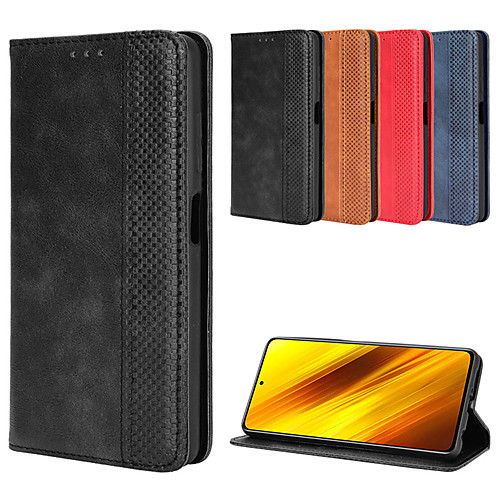 Case For Xiaomi Poco X3 NFC Card Holder / Shockproof / Flip Full Body Cases Solid Colored PU Leather
Case For Xiaomi Poco X3 NFC Card Holder / Shockproof / Flip Full Body Cases Solid Colored PU Leather