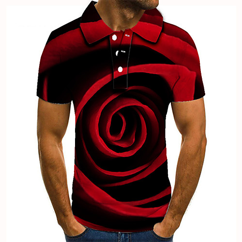 Men's Golf Shirt Tennis Shirt 3D Print Graphic Print Short Sleeve Daily Tops Basic Red
Men's Golf Shirt Tennis Shirt 3D Print Graphic Print Short Sleeve Daily Tops Basic Red