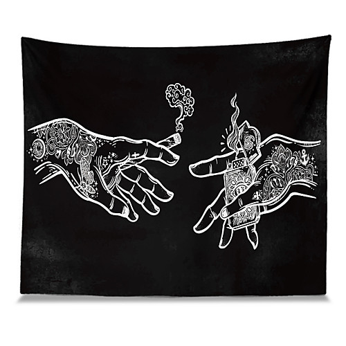 Wall Tapestry Art Decor Blanket Curtain Picnic Tablecloth Hanging Home Bedroom Living Polyester Hands Cigarette Lighter Views
Wall Tapestry Art Decor Blanket Curtain Picnic Tablecloth Hanging Home Bedroom Living Polyester Hands Cigarette Lighter Views