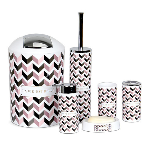 Bathroom Accessories Set ABS Material 6 Pcs Toilet Brush Soap Dish Trash Can Toothbrush Cup Soap Dispenser for Bathroom Decoration
Bathroom Accessories Set ABS Material 6 Pcs Toilet Brush Soap Dish Trash Can Toothbrush Cup Soap Dispenser for Bathroom Decoration