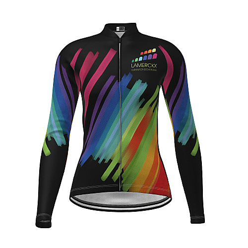 Women's Long Sleeve Cycling Jersey Winter Polyester Black Novelty Bike Jersey Top Mountain Bike MTB Road Bike Cycling Quick Dry Back Pocket Sports Clothing Apparel / Micro-elastic / Athleisure
Women's Long Sleeve Cycling Jersey Winter Polyester Black Novelty Bike Jersey Top Mountain Bike MTB Road Bike Cycling Quick Dry Back Pocket Sports Clothing Apparel / Micro-elastic / Athleisure