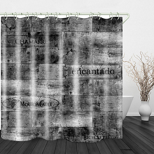 Gray old Planks Print Waterproof Fabric Shower Curtain for Bathroom Home Decor Covered Bathtub Curtains Liner Includes with Hooks
Gray old Planks Print Waterproof Fabric Shower Curtain for Bathroom Home Decor Covered Bathtub Curtains Liner Includes with Hooks