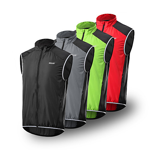 Arsuxeo Men's Cycling Jersey Summer Spandex Polyester Bike Jersey Top Windproof Breathable Reflective Strips Sports Solid Color Black / Red / Black / Grey Clothing Apparel Standard Fit Bike Wear
Arsuxeo Men's Cycling Jersey Summer Spandex Polyester Bike Jersey Top Windproof Breathable Reflective Strips Sports Solid Color Black / Red / Black / Grey Clothing Apparel Standard Fit Bike Wear