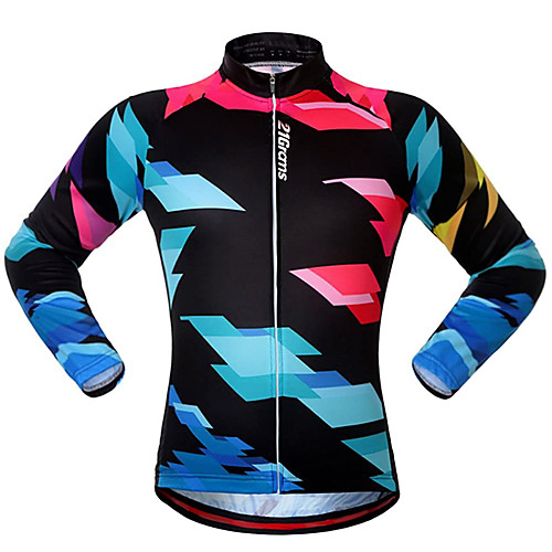21Grams Men's Long Sleeve Cycling Jersey Winter Polyester Black Bike Jersey Top Mountain Bike MTB Road Bike Cycling UV Resistant Quick Dry Breathable Sports Clothing Apparel / Stretchy / Athleisure
21Grams Men's Long Sleeve Cycling Jersey Winter Polyester Black Bike Jersey Top Mountain Bike MTB Road Bike Cycling UV Resistant Quick Dry Breathable Sports Clothing Apparel / Stretchy / Athleisure