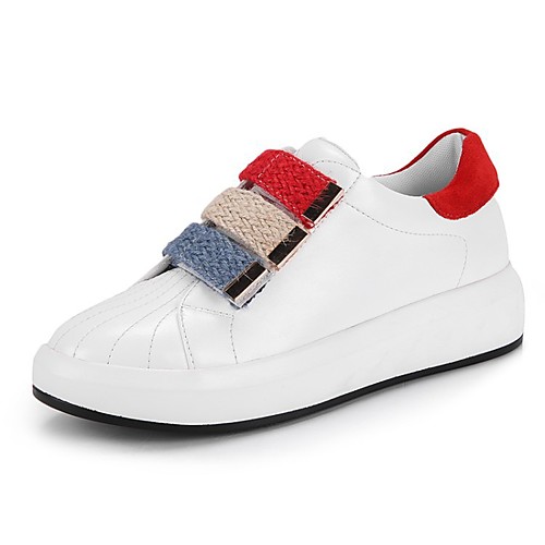 Women's Sneakers Flat Heel Round Toe Sweet Daily PU Color Block White Black
Women's Sneakers Flat Heel Round Toe Sweet Daily PU Color Block White Black