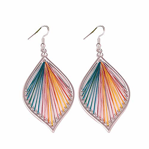 pretty earrings for valentines' day - bohemian women multicolor silk geometric water drop hook earrings jewelry gift, best gift for family friends (11#)
pretty earrings for valentines' day - bohemian women multicolor silk geometric water drop hook earrings jewelry gift, best gift for family friends (11#)