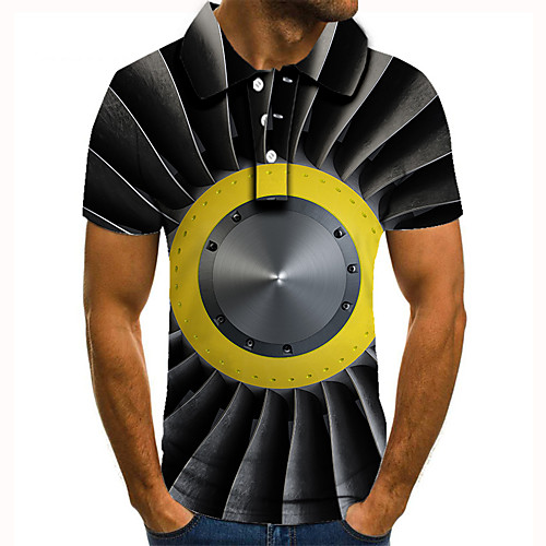 Men's Golf Shirt Tennis Shirt 3D Print Graphic Optical Illusion Print Short Sleeve Daily Tops Basic Black
Men's Golf Shirt Tennis Shirt 3D Print Graphic Optical Illusion Print Short Sleeve Daily Tops Basic Black