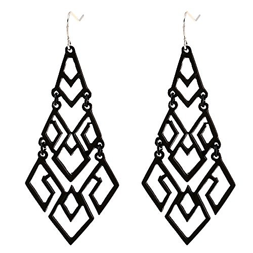 women's chandelier drop earrings gift wrapped fashion gold cutout tiered dangle drop earrings black
women's chandelier drop earrings gift wrapped fashion gold cutout tiered dangle drop earrings black