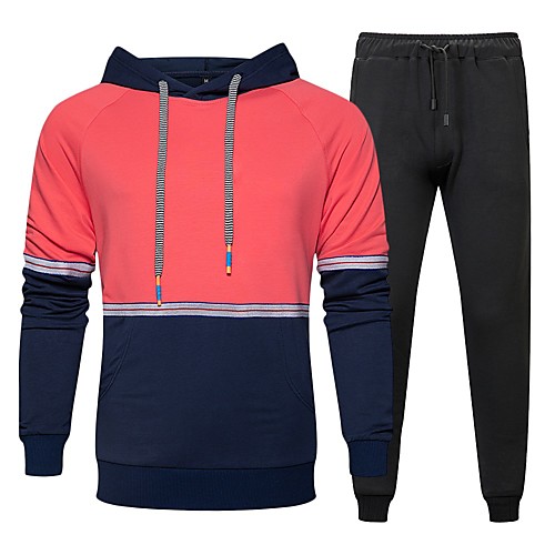 Men's Activewear Set Color Block 2 Piece Hooded Daily Sports non-printing Basic Hoodies Sweatshirts Long Sleeve Yellow Khaki Navy Blue
Men's Activewear Set Color Block 2 Piece Hooded Daily Sports non-printing Basic Hoodies Sweatshirts Long Sleeve Yellow Khaki Navy Blue