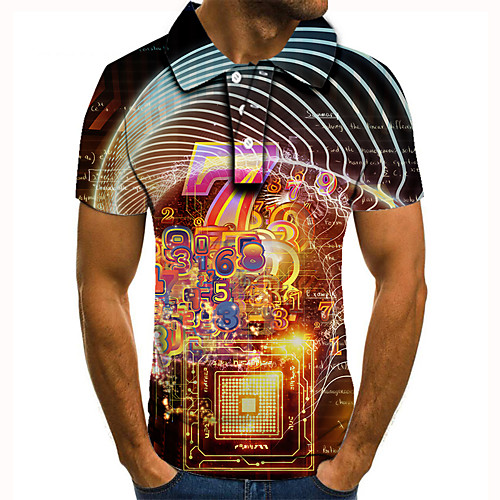Men's Golf Shirt Tennis Shirt 3D Print Graphic Optical Illusion Print Short Sleeve Daily Tops Basic Rainbow
Men's Golf Shirt Tennis Shirt 3D Print Graphic Optical Illusion Print Short Sleeve Daily Tops Basic Rainbow