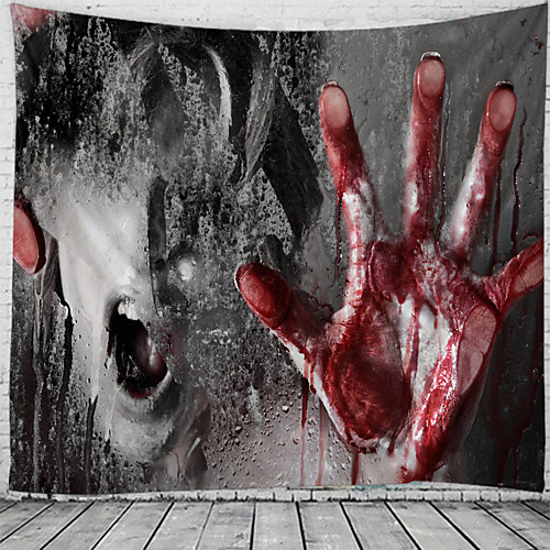 Halloween Party Holiday Wall Tapestry Art Decor Blanket Curtain Picnic Tablecloth Hanging Home Bedroom Living Room Dorm Decoration Psychedelic Bloody Hand Zombie Haunted Scary Polyester
Halloween Party Holiday Wall Tapestry Art Decor Blanket Curtain Picnic Tablecloth Hanging Home Bedroom Living Room Dorm Decoration Psychedelic Bloody Hand Zombie Haunted Scary Polyester