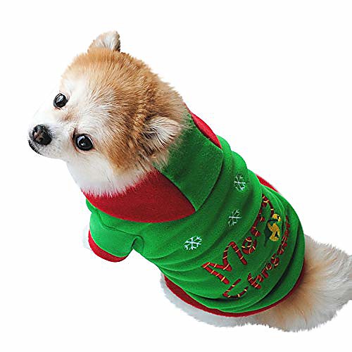 bokeley pet dog hoodies, puppy hoodie sweater dog coat warm sweatshirt christmas fleece printed shirt (l, green)
bokeley pet dog hoodies, puppy hoodie sweater dog coat warm sweatshirt christmas fleece printed shirt (l, green)