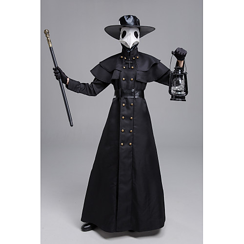 Plague Doctor Adults' Men's Medieval Vacation Dress Halloween Halloween Festival Halloween Festival / Holiday Polyester Black Men's Women's Easy Carnival Costumes Solid Colored / Gloves / Mask / Hat
Plague Doctor Adults' Men's Medieval Vacation Dress Halloween Halloween Festival Halloween Festival / Holiday Polyester Black Men's Women's Easy Carnival Costumes Solid Colored / Gloves / Mask / Hat