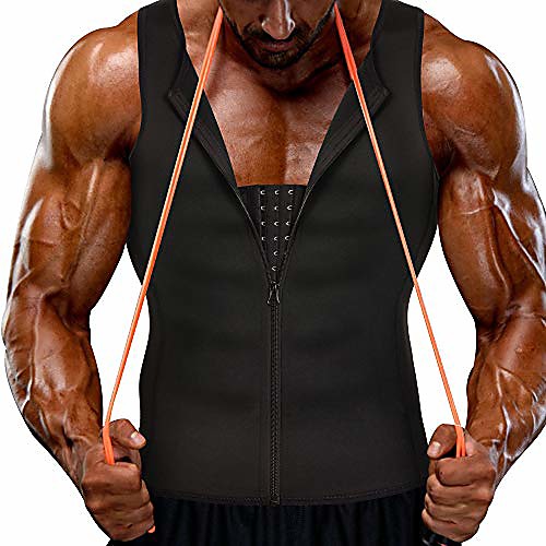 mens slimming body shaper vest compression sauna sweat waist trainer corset shapewear with zipper for weight loss (4x, black body shaper)
mens slimming body shaper vest compression sauna sweat waist trainer corset shapewear with zipper for weight loss (4x, black body shaper)