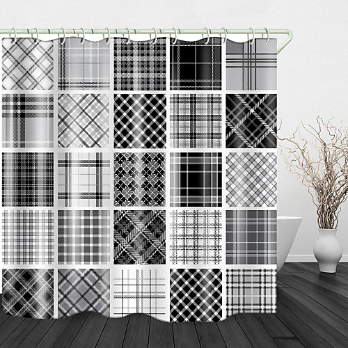 Plaid Retro Fabric Print Waterproof Fabric Shower Curtain for Bathroom Home Decor Covered Bathtub Curtains Liner Includes with Hooks 72 Inch
Plaid Retro Fabric Print Waterproof Fabric Shower Curtain for Bathroom Home Decor Covered Bathtub Curtains Liner Includes with Hooks 72 Inch