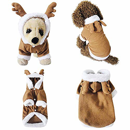 dog cat christmas reindeer costume, funny pet elk costumes cosplay dress, puppy fleece outfits warm hoodie animal festival apparel clothes
dog cat christmas reindeer costume, funny pet elk costumes cosplay dress, puppy fleece outfits warm hoodie animal festival apparel clothes
