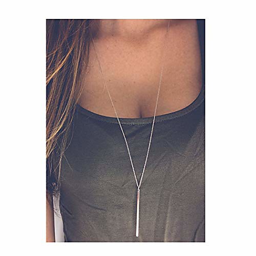 bar pendant necklace gold long y-necklace delicate lariat chain jewelry for women and girls (gold)
bar pendant necklace gold long y-necklace delicate lariat chain jewelry for women and girls (gold)