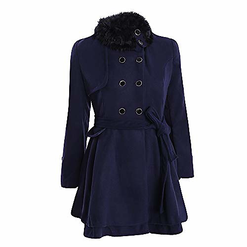Women's Coat Street Fall Winter Long Coat Tailored Fit Fashion Lady Jacket Solid Color Navy Camel / Spring
Women's Coat Street Fall Winter Long Coat Tailored Fit Fashion Lady Jacket Solid Color Navy Camel / Spring