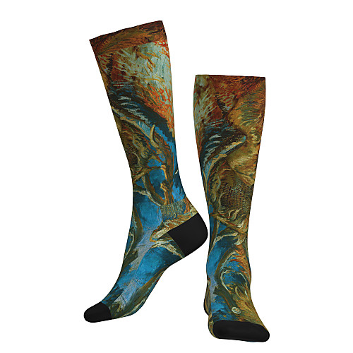 Compression Socks Long Socks Over the Calf Socks Athletic Sports Socks Cycling Socks Women's Men's Bike / Cycling Breathable Soft Comfortable 1 Pair Oil Painting Cotton Blue S M L / Stretchy
Compression Socks Long Socks Over the Calf Socks Athletic Sports Socks Cycling Socks Women's Men's Bike / Cycling Breathable Soft Comfortable 1 Pair Oil Painting Cotton Blue S M L / Stretchy
