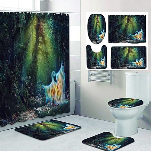 Halloween Fresh Seaside Pattern PrintingBathroom Shower Curtain Leisure Toilet Four-Piece Design
Halloween Fresh Seaside Pattern PrintingBathroom Shower Curtain Leisure Toilet Four-Piece Design