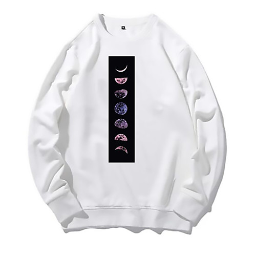 Men's Pullover Sweatshirt Print Round Neck Daily Other Prints Basic Hoodies Sweatshirts Long Sleeve White
Men's Pullover Sweatshirt Print Round Neck Daily Other Prints Basic Hoodies Sweatshirts Long Sleeve White