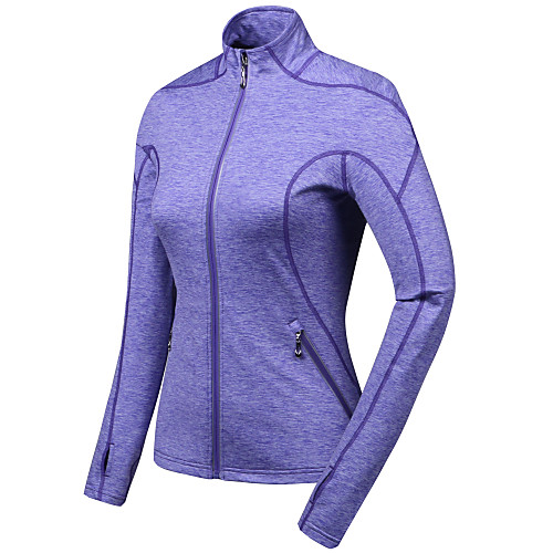 Women's Running Track Jacket Yoga Top Winter Pocket Solid Color Black Purple Blue Grey Green Fitness Running Jacket Long Sleeve Sport Activewear Quick Dry Moisture Wicking Comfortable Micro-elastic
Women's Running Track Jacket Yoga Top Winter Pocket Solid Color Black Purple Blue Grey Green Fitness Running Jacket Long Sleeve Sport Activewear Quick Dry Moisture Wicking Comfortable Micro-elastic