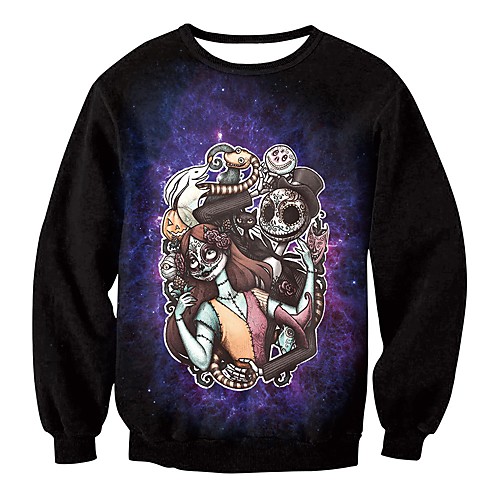 Women's Pullover Sweatshirt Skull Halloween Other Prints Basic Hoodies Sweatshirts Loose Black
Women's Pullover Sweatshirt Skull Halloween Other Prints Basic Hoodies Sweatshirts Loose Black