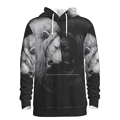 Men's Pullover Hoodie Sweatshirt Graphic Animal Hooded Daily 3D Print Basic Hoodies Sweatshirts Long Sleeve Black
Men's Pullover Hoodie Sweatshirt Graphic Animal Hooded Daily 3D Print Basic Hoodies Sweatshirts Long Sleeve Black
