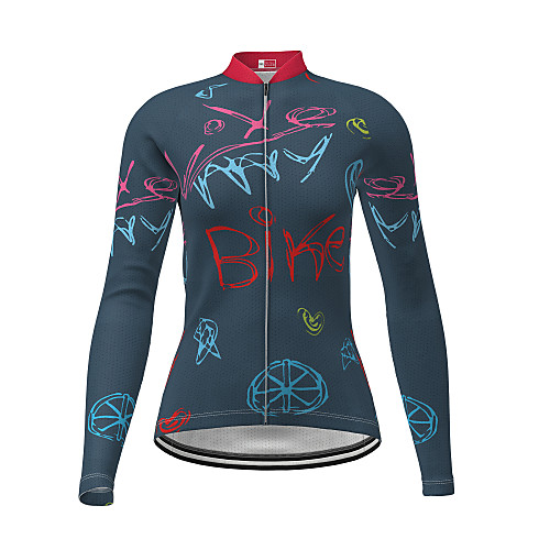 21Grams Women's Long Sleeve Cycling Jersey Polyester Dark Navy Novelty Lemon Bike Jersey Top Mountain Bike MTB Road Bike Cycling Quick Dry Breathable Reflective Strips Sports Clothing Apparel
21Grams Women's Long Sleeve Cycling Jersey Polyester Dark Navy Novelty Lemon Bike Jersey Top Mountain Bike MTB Road Bike Cycling Quick Dry Breathable Reflective Strips Sports Clothing Apparel