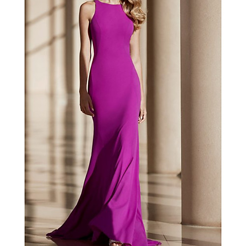 A-Line Mother of the Bride Dress Elegant Jewel Neck Floor Length Spandex Sleeveless with Ruching 2021
A-Line Mother of the Bride Dress Elegant Jewel Neck Floor Length Spandex Sleeveless with Ruching 2021