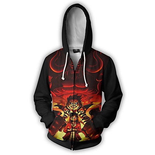 Inspired by One Piece Monkey D. Luffy Cosplay Costume Hoodie Terylene Graphic Printing Hoodie For Women's / Men's
Inspired by One Piece Monkey D. Luffy Cosplay Costume Hoodie Terylene Graphic Printing Hoodie For Women's / Men's
