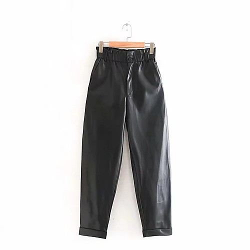 Women's Basic Streetwear Comfort Daily Going out Pants Chinos Pants Solid Colored Full Length Pocket Black
Women's Basic Streetwear Comfort Daily Going out Pants Chinos Pants Solid Colored Full Length Pocket Black