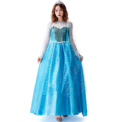 Princess Dress Cosplay Costume Women's Movie Cosplay Vacation Halloween Blue Dress Halloween Carnival Masquerade Polyester Organza
Princess Dress Cosplay Costume Women's Movie Cosplay Vacation Halloween Blue Dress Halloween Carnival Masquerade Polyester Organza