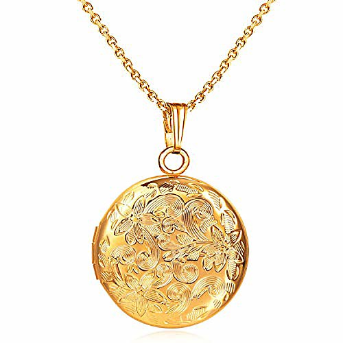 locket necklace that holds pictures flower lockets necklaces pendant 18k gold plated gifts for women girl (round gold locket)
locket necklace that holds pictures flower lockets necklaces pendant 18k gold plated gifts for women girl (round gold locket)
