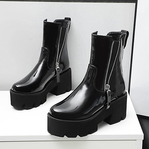 Women's Boots Block Heel Boots Motorcycle Boots Platform Chunky Heel Round Toe Booties Ankle Boots Casual Daily Office & Career Walking Shoes Faux Leather Gleit Flower Solid Colored Black
Women's Boots Block Heel Boots Motorcycle Boots Platform Chunky Heel Round Toe Booties Ankle Boots Casual Daily Office & Career Walking Shoes Faux Leather Gleit Flower Solid Colored Black