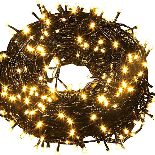 Home Lighting 328.1ft-100M 600LED Christmas Decorative Mini Lights Green Wire Fairy Starry String Lights Plug in 8 Lighting Modes for Indoor Outdoor Xmas Tree Wedding Party Decoration
Home Lighting 328.1ft-100M 600LED Christmas Decorative Mini Lights Green Wire Fairy Starry String Lights Plug in 8 Lighting Modes for Indoor Outdoor Xmas Tree Wedding Party Decoration