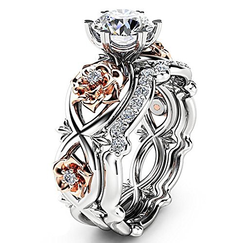 rings,women's rose floral lucky flower leaf diamond rings jewelry gift by zyooh (gold, 7)
rings,women's rose floral lucky flower leaf diamond rings jewelry gift by zyooh (gold, 7)
