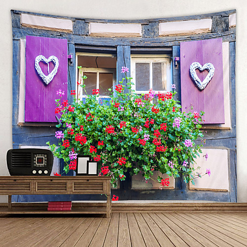 Love Flowers Outside The Window Digital Printed Tapestry Classic Theme Wall Decor 100% Polyester Contemporary Wall Art Wall Tapestries Decoration 
Love Flowers Outside The Window Digital Printed Tapestry Classic Theme Wall Decor 100% Polyester Contemporary Wall Art Wall Tapestries Decoration