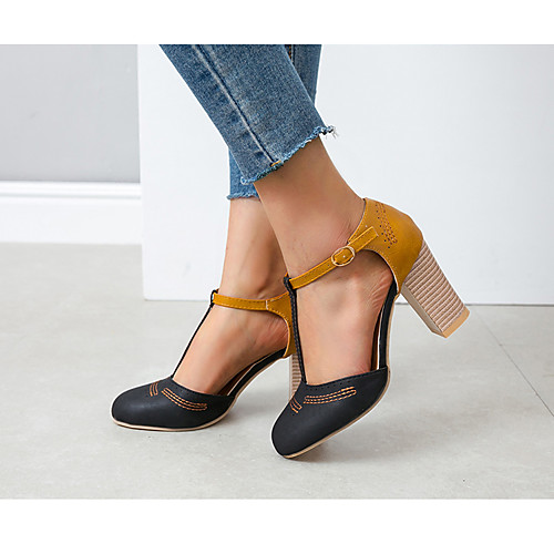 Women's Sandals Chunky Heel Round Toe Block Heel Sandals Daily Synthetics Black Blue Gray / Booties / Ankle Boots
Women's Sandals Chunky Heel Round Toe Block Heel Sandals Daily Synthetics Black Blue Gray / Booties / Ankle Boots