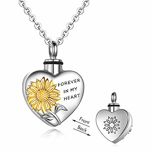sterling silver sunflower necklaces cremation ashes urn necklaces easter keepsake jewelry for women
sterling silver sunflower necklaces cremation ashes urn necklaces easter keepsake jewelry for women