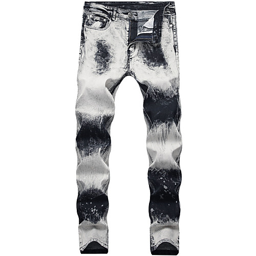 Men's Basic Cotton Slim Chinos Pants Tie Dye Dark Gray Brown Gray / Fall / Spring
Men's Basic Cotton Slim Chinos Pants Tie Dye Dark Gray Brown Gray / Fall / Spring