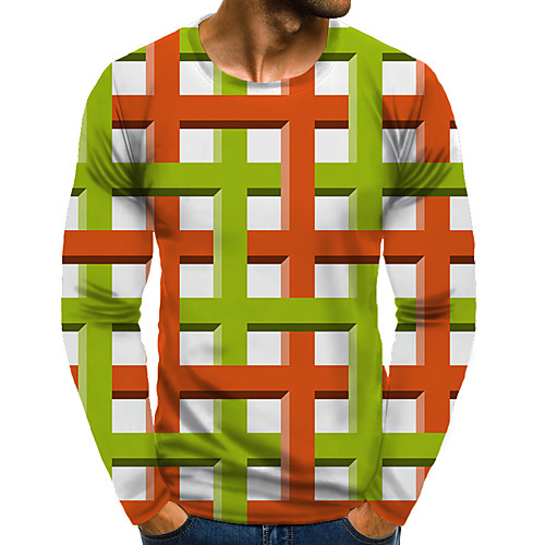 Men's T shirt 3D Print Graphic 3D Plus Size Print Long Sleeve Daily Tops Elegant Exaggerated Rainbow
Men's T shirt 3D Print Graphic 3D Plus Size Print Long Sleeve Daily Tops Elegant Exaggerated Rainbow