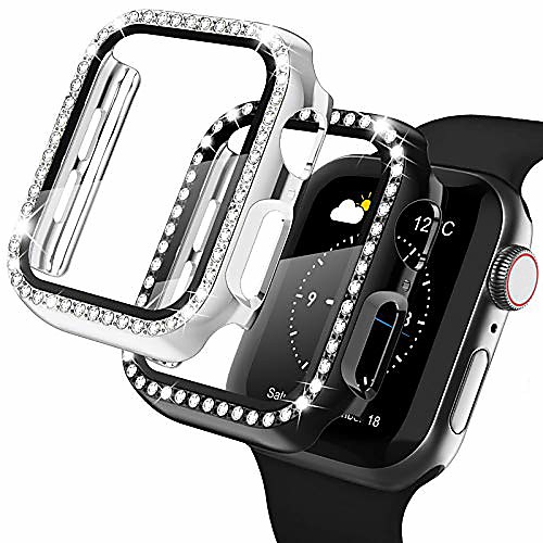 compatible with apple watch case rhinestone apple watch protective case frame hard protector case bumperFor Apple iWatch Apple Watch Series SE / 6/5/4/3/2/1 44mm 42mm 40mm 38mm
compatible with apple watch case rhinestone apple watch protective case frame hard protector case bumperFor Apple iWatch Apple Watch Series SE / 6/5/4/3/2/1 44mm 42mm 40mm 38mm
