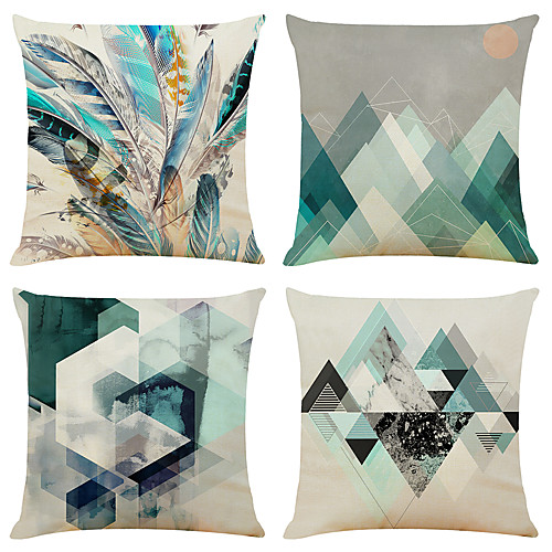 Cushion Cover 4PCS Faux Linen Soft Modern Geometric Simple Square Throw Pillow Cover Cushion Case Pillowcase for Sofa Bedroom Superior Quality Machine Washable
Cushion Cover 4PCS Faux Linen Soft Modern Geometric Simple Square Throw Pillow Cover Cushion Case Pillowcase for Sofa Bedroom Superior Quality Machine Washable