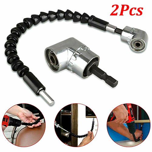 2 X Right 105 Angle Drill Flexible Shaft Bit Kit Extension Screwdriver Bit Holder Universal Flexible Shaft
2 X Right 105 Angle Drill Flexible Shaft Bit Kit Extension Screwdriver Bit Holder Universal Flexible Shaft