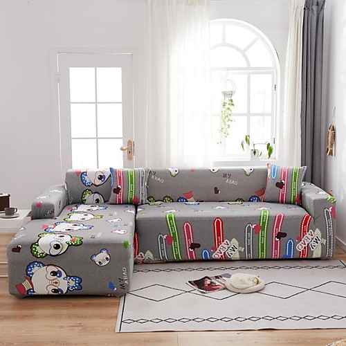 Bear Print 1-Piece Sofa Cover Couch Cover Furniture Protector Soft Stretch Sofa Slipcover Spandex Jacquard Fabric Super Fit for 1~4 Cushion Couch and L Shape Sofa,Easy to Install
Bear Print 1-Piece Sofa Cover Couch Cover Furniture Protector Soft Stretch Sofa Slipcover Spandex Jacquard Fabric Super Fit for 1~4 Cushion Couch and L Shape Sofa,Easy to Install