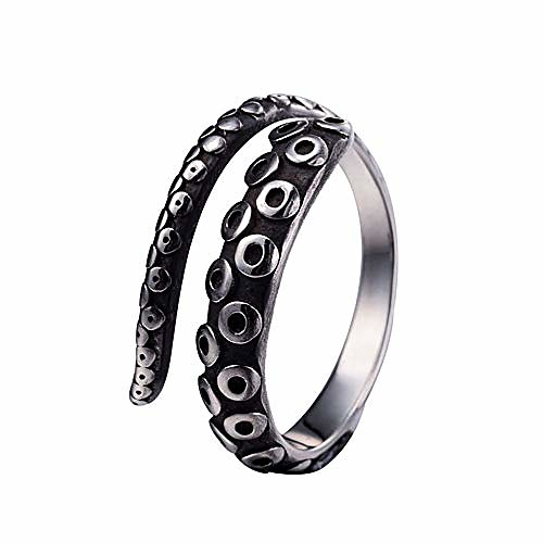 vintage adjustable octopus vintage ring stainless steel punk style jewelry silver black (silver black)
vintage adjustable octopus vintage ring stainless steel punk style jewelry silver black (silver black)